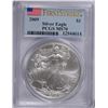 Image 1 : 2009 AMERICAN SILVER EAGLE PCGS MS-70 FIRST STRIKE