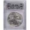 Image 1 : 2011 (S) AMERICAN SILVER EAGLE ICG MS-70 25TH ANNIVERSARY STRUCK AT S.F. MINT
