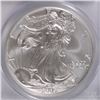 Image 2 : 2005 AMERICAN SILVER EAGLE, PCGS MS-70 RARE LISTS IN PCGS PRICE GUIDE AT $700.00