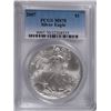 Image 1 : 2007 AMERICAN SILVER EAGLE, PCGS MS-70 PERFECT!