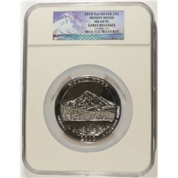 2010 MOUNT HOOD (5 OZT .999 FS) NGC MS-69 PL !!!! (EARLY RELEASE)