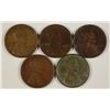 Image 1 : (5) 1914-S LINCOLN CENTS