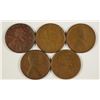 Image 1 : (5) 1922-D LINCOLN CENTS