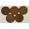 Image 2 : (5) 1922-D LINCOLN CENTS