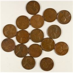 (16) 1932-D LINCOLN CENTS