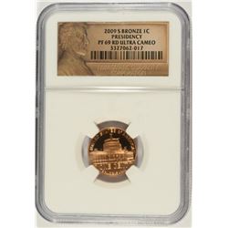 2009-S PROOF LINCOLN CENT (PRESIDENTAL) NGC PF-69 UC