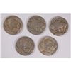 Image 2 : (5) 1913 (TYPE 1)  BUFFALO NICKELS