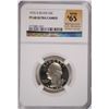 Image 1 : 1976-S PROOF WASHINGTON QUARTER NGC PF-68  CAMEO (RANK #65 100 GREATEST US