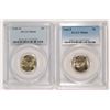 Image 1 : ( 2 ) JEFFERSON NICKEL PCGS GRADED MS-66: 1945 P&D