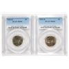 Image 1 : ( 2 ) 1952-D JEFFERSON NICKELS, PCGS MS-66 SUPERB!