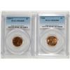 Image 1 : 1939-S & 1940 LINCOLN CENTS, PCGS MS-66 RED