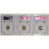 Image 2 : ( 3 ) 1946 ROOSEVELT DIMES, PCGS MS-66 FULL BANDS