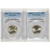 Image 1 : ( 2 ) PCGS GRADED WASHINGTON QUARTERS: 1946 MS-65 & 1946-S MS-64