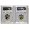Image 2 : ( 2 ) PCGS GRADED WASHINGTON QUARTERS: 1950 MS-65 & 1950-D MS-64