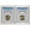 Image 1 : ( 2 ) 1954-S WASHINGTON QUARTERS, PCGS MS-65