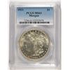 Image 1 : 1921 MORGAN SILVER DOLLAR, PCGS MS-61