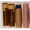Image 1 : (4) ORGINAL ROLLS OF LINCOLN (WHEAT) CENTS (1955-D, 1956-D, 1958, 1958-D)