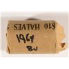 Image 1 : ROLL OF 1964 KENNEDY HALF DOLLARS (ORGINAL ROLL)