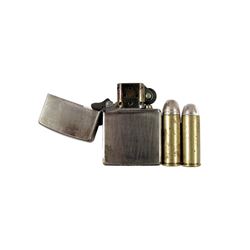 Falling Skies John Pope (Colin Cunningham) 'Zippo' lighter and Ammo Movie Props