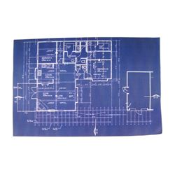 Falling Skies Tom Mason (Noah Wyle) Family Residence Blueprint Movie Props