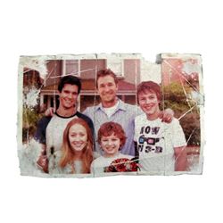 Falling Skies Season 5 Tom Mason (Noah Wyle's) Production Distressed Family Photo Movie Props