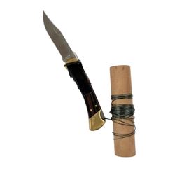 Falling Skies Season 4 Matt Mason (Maxim Knight) 'Buck' folding knife.