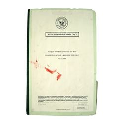 Falling Skies Season 5 Captain Katie Marshall (Melora Hardin) Bloody Document Movie Props