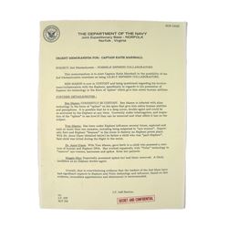 Falling Skies Season 5 Captain Katie Marshall (Melora Hardin) Memorandum Movie Props