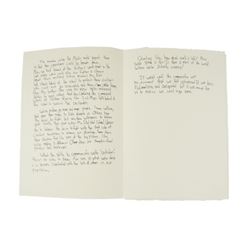 Falling Skies Season 5 Matt Mason (Maxim Knight) Notebook with handwritten Notes Movie Props