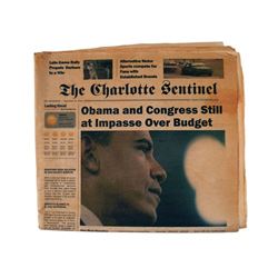 Falling Skies Season 5 "The Charlotte Sentinel" Newspaper Movie Props