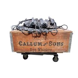 Falling Skies Espheni Sub-Communications Hub Atop Whiskey Crate Movie Props