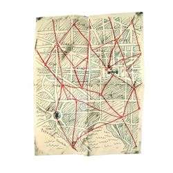 Falling Skies Season 5 Lt. Wolf (Daren A. Herbert) Hand Drawn Map Movie Props