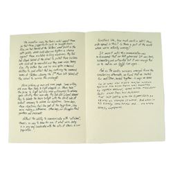 Falling Skies Season 5 Matt Mason (Maxim Knight) Handwritten Notes Movie Props