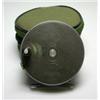 Image 1 : A Hardy Perfect trout fly reel, 33/8", in green canvas zip case...
