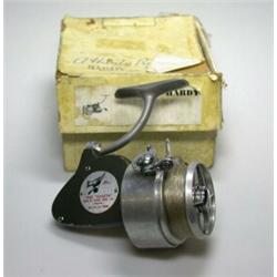 A Hardy Exalta fixed spool reel in original card box...