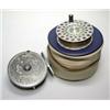 Image 1 : A Hardy LRH Lightweight trout fly reel, 31/8", together with a spare spool, in blue and grey Hardy..