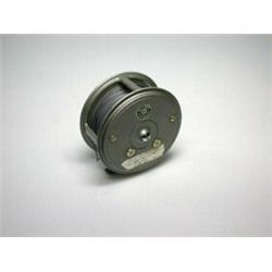 A J. W. Young Pridex salmon reel, grey finish, 4"...