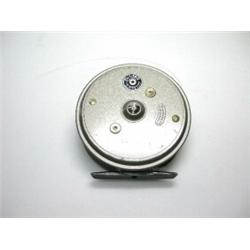 A J. W. Young Pridex salmon reel, narrow drum, grey finish, 4"...