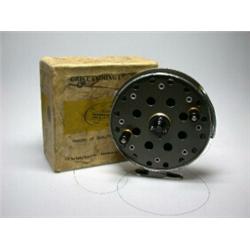 A Grice & Young Avon crown trotting reel, 43/8", in original card box...