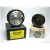 Image 1 : A Milward Flycraft Mark II fly reel, 35/8", in original card box and a Mitchell 7130 trout fly reel.