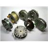 Image 1 : Assorted reels including: a J. W. Young Trudex trotting reel, 4"; a J. W. Young Freedex multiplier,.