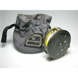 A Hardy LRH Lightweight trout fly reel, 31/8", in grey Hardy cloth bag...