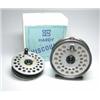 Image 1 : A Hardy Viscount 130 trout fly reel, 31/4" with spare spool in Hardy blue and white card box...