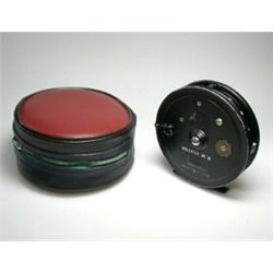 Allcock Flick'em Perfection trotting reel, 4", inscribed "H. W. Horton, Daily Mirror Prize Reel", i.