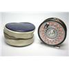 Image 1 : A Hardy LRH Lightweight trout fly reel in blue and grey Hardy zip case...