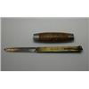 Image 1 : By Johan Engstrom, Eskilstuna, Sweden. A 19th century "Finnish" barrel knife, the birch handle stee.