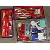 Image 1 : A large quantity of plugs, lures and other bait equipment in three plastic carry cases (3)...