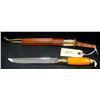 Image 1 : RARE MADE IN FINLAND SKINNER WITH LEATHER SHEATH