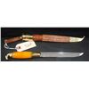 Image 2 : RARE MADE IN FINLAND SKINNER WITH LEATHER SHEATH