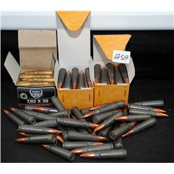 BAG LOT 100 OF WOLF 7,62X39 CARTRIDGES